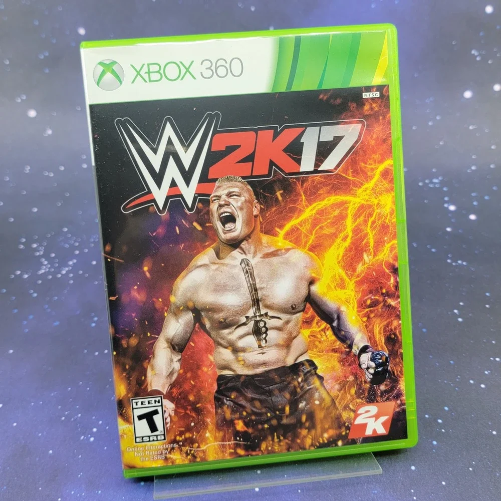 WWE 2K17 Xbox 360 Microsoft Video Game Brock Lesnar Wrestling NTSC 2K Sports